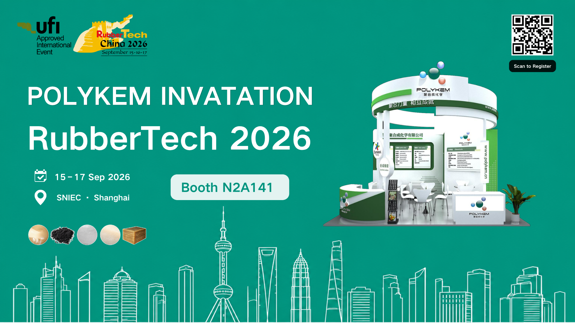 Gặp gỡ Polykem tại RubberTech China 2026 ở Thượng Hải